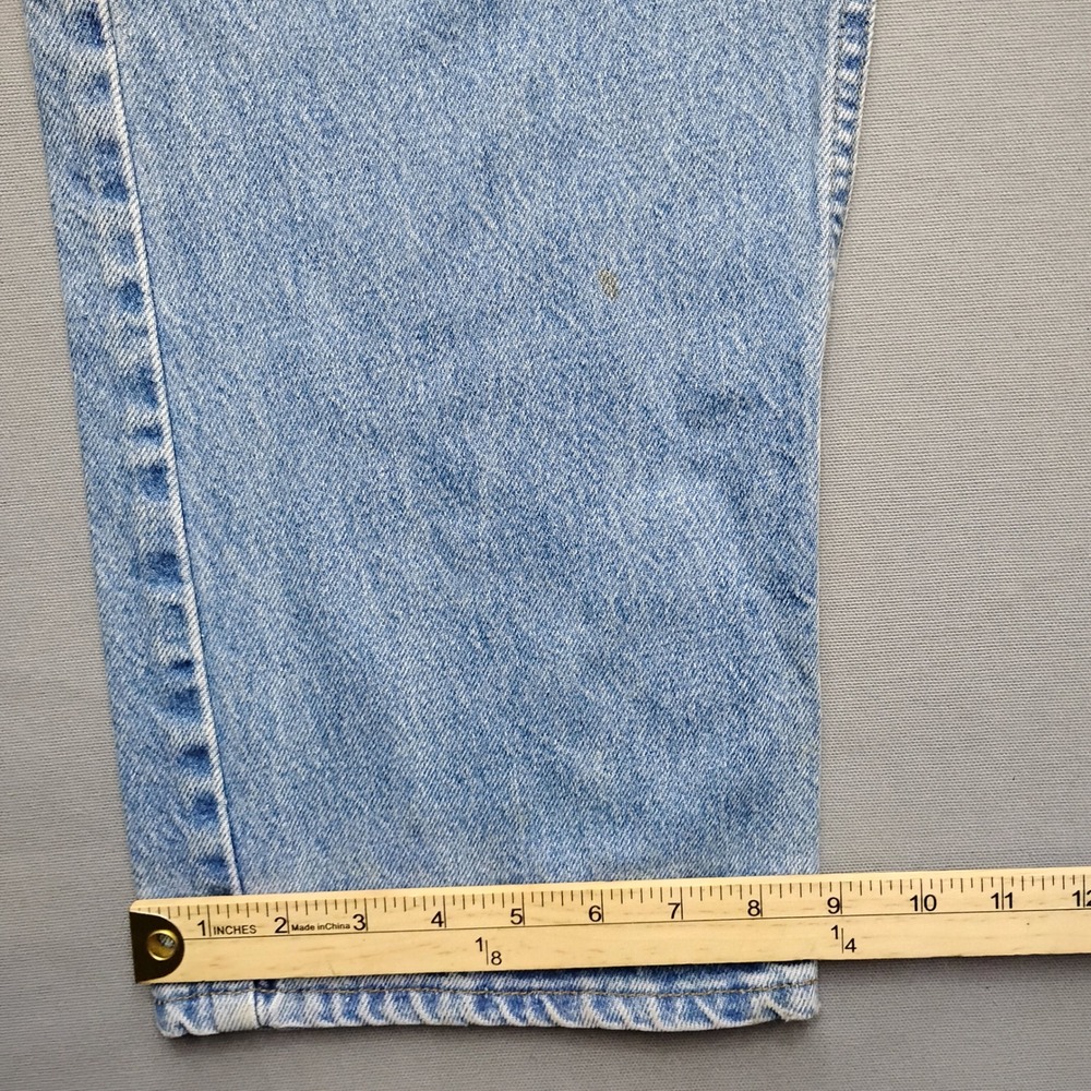 Carhartt B160 STW Mens Relaxed Fit Jeans Light Wash Vintage Union Made USA 38x30 - Picture 4 of 10